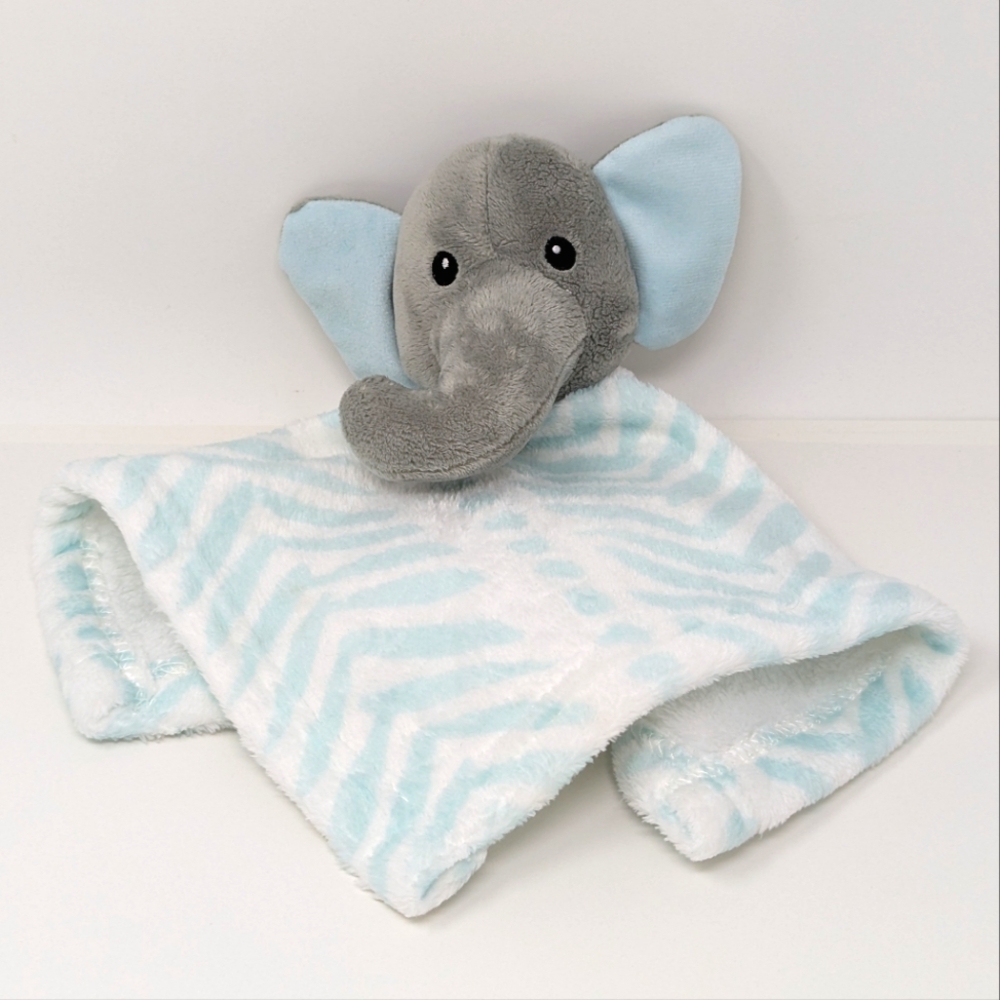 Lila & Jack Elephant Plush Baby Security Blanket